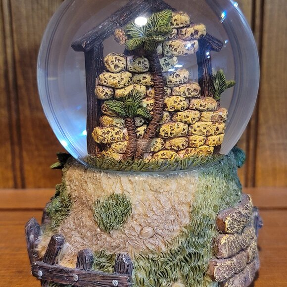 6 Inch Christmas Nativity Scene Musical Snow Globe - Picture 3 of 5